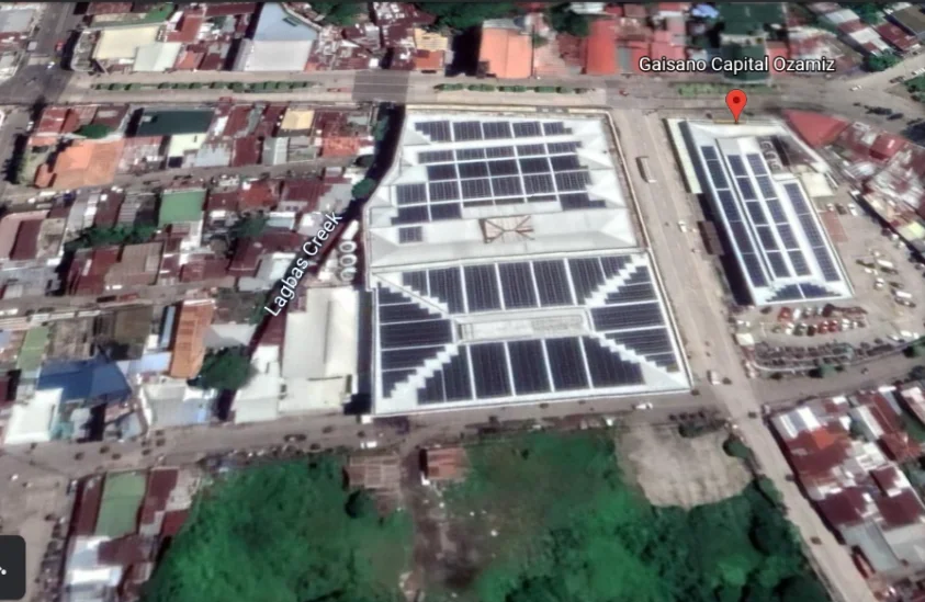 GAISANO CAPITAL – OZAMIS CITY - 834kWp SOLAR ON-GRID SYSTEM SET-UP